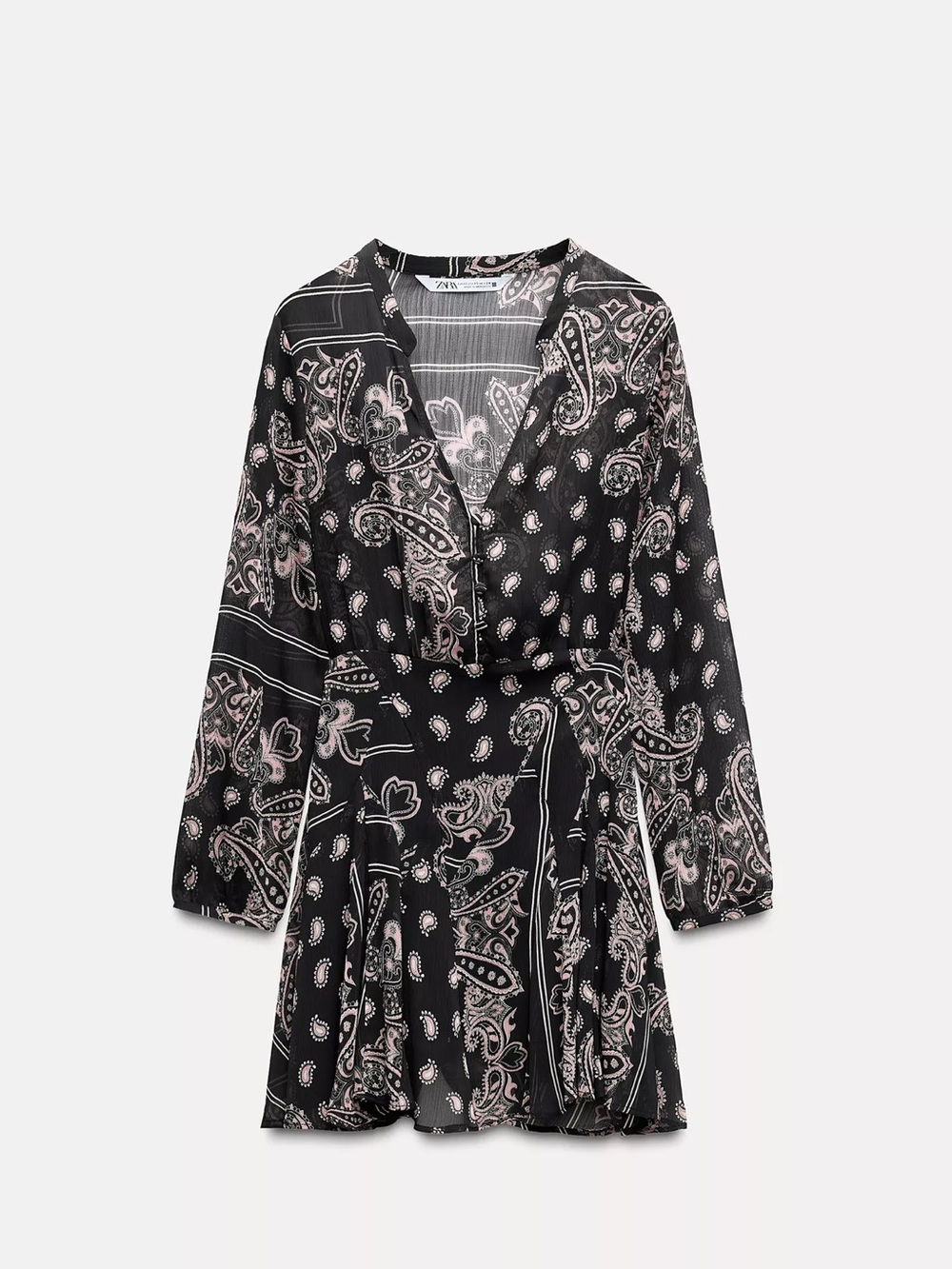 Zara Printed Mini Dress